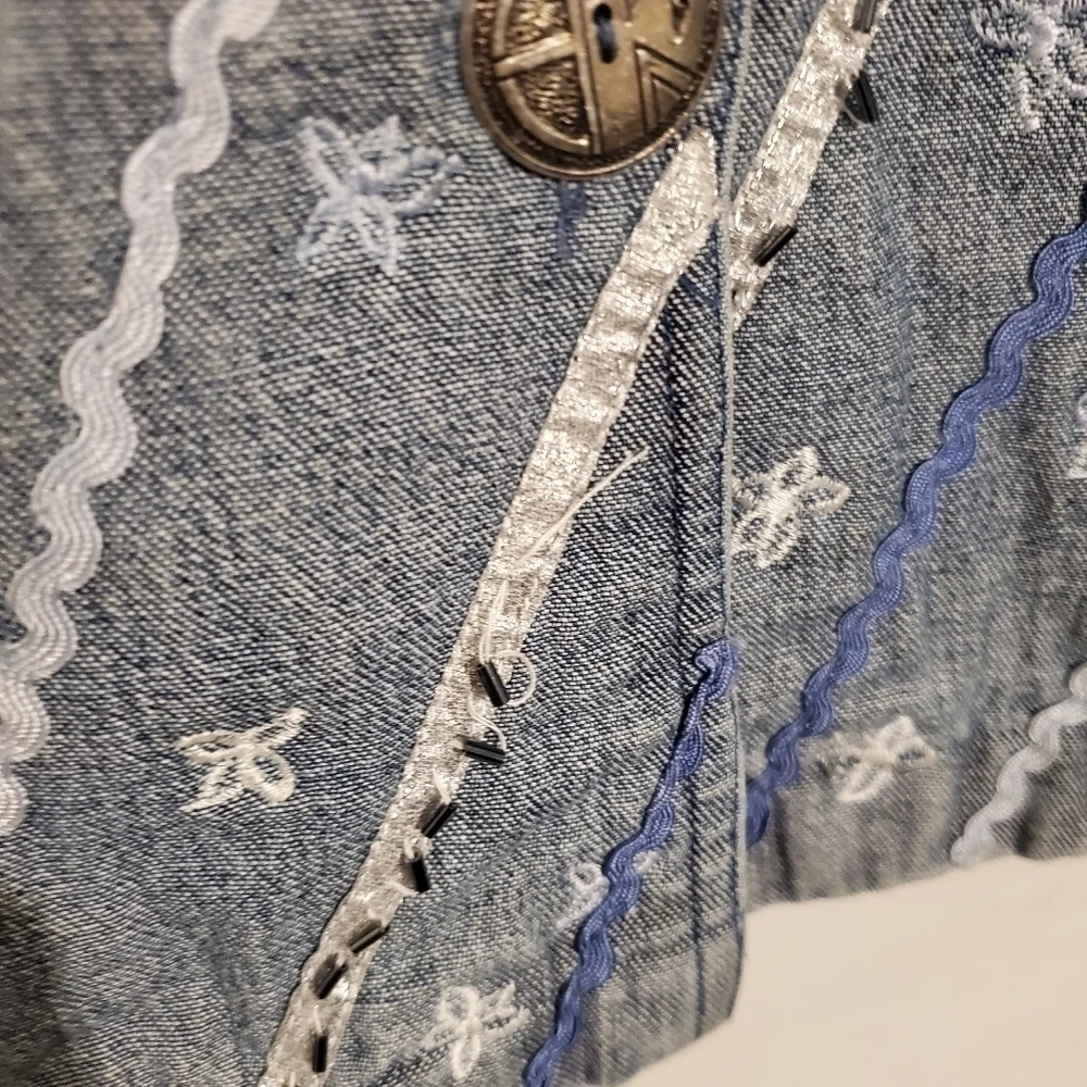 NWT! KEREN HART DENIM JACKET - Picture 8 of 8